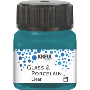 KREUL Glass & Porcelain Clear Türkis 20 ml
