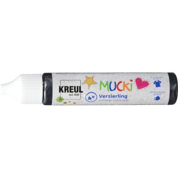 KREUL MUCKI Verzierling Funkelschwarz 29 ml