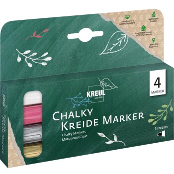 KREUL Chalky Kreidemarker 4er Set