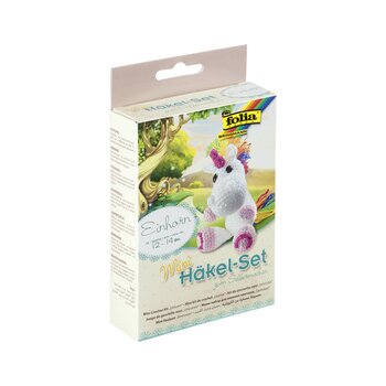folia Mini-Häkelset "Einhorn"