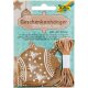 folia Geschenkanhänger "Weihnachten Kraftpapier"