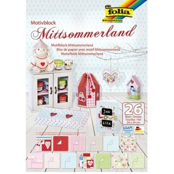folia Motivblock "Mittsommerland", 240 x 340...