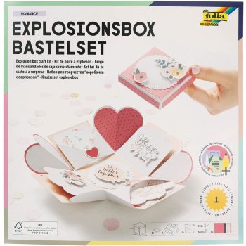 folia Explosionsbox-Bastelset "Romantik"