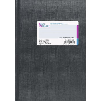 KÖNIG & EBHARDT Geschäftsbuch, DIN A5,...