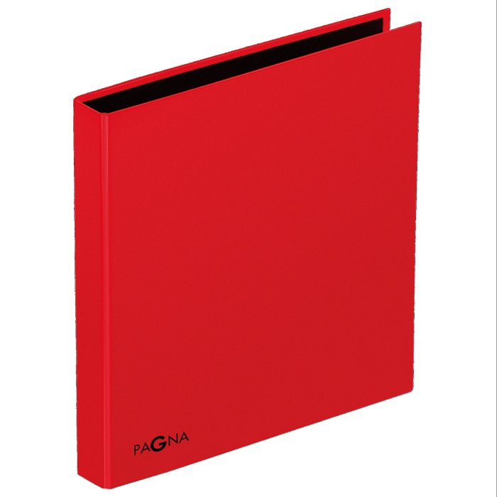 PAGNA Ringbuch DIN A5 "Basic Colours", 2 Bügel-Mechanik, rot