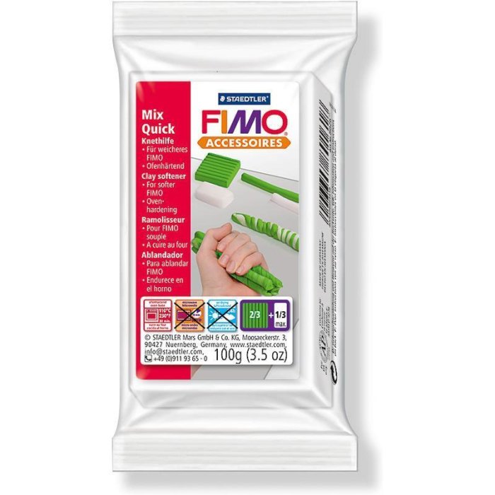 FIMO Knethilfe Mix Quick für Modelliermasse, farblos