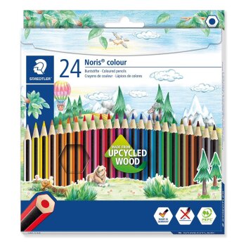 STAEDTLER Noris 185 colour Buntstifte 24er Kartonetui