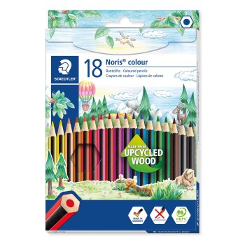 STAEDTLER Noris 185 colour Buntstifte 18er Kartonetui