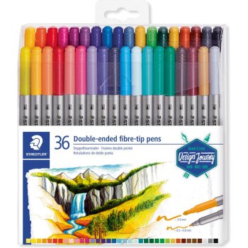 STAEDTLER obojstranné fixky - Design Journey - 36 ks