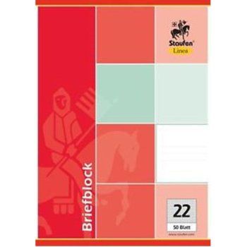 Staufen - Linea Briefblock A4 50 Blatt kariert