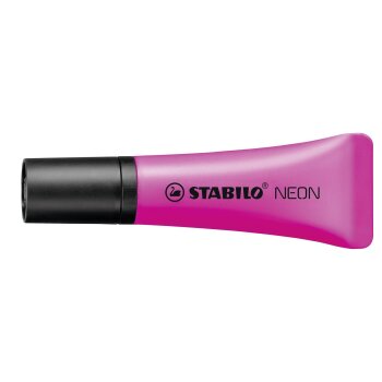STABILO NEON - zvýrazňovač v tvare tuby - 3 ks v balení - žltá, zelená, ružová