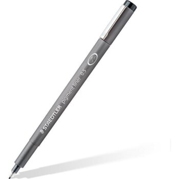 STAEDTLER pigment liner Fineliner schwarz Promo Box 4er + 2 Gratis
