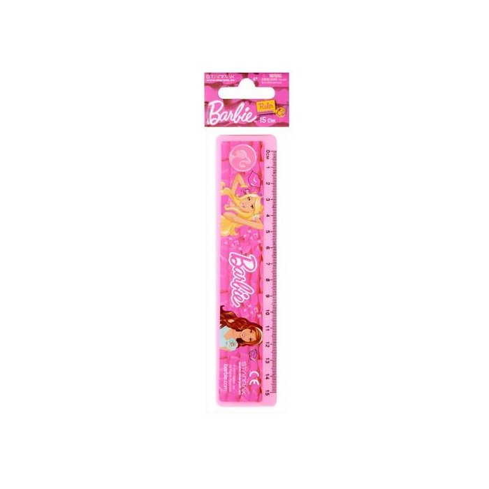 STARPAK Lineal 15cm "Barbie rosa"