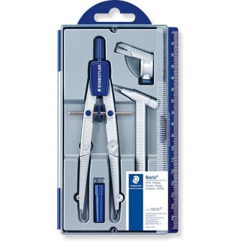 STAEDTLER Noris 550 Schulzirkel mit Universaladapter,...