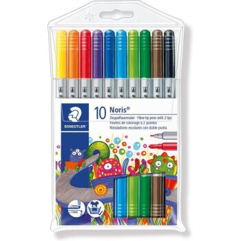 STAEDTLER Noris 320 Doppelfasermaler 10er Etui