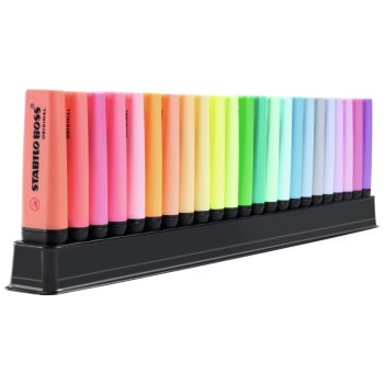 Textmarker - STABILO BOSS ORIGINAL - 23er Tischset - 9...