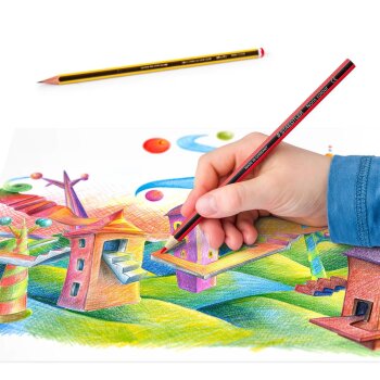 STAEDTLER Noris 185 colour Buntstifte Jubiläums Set 12er Kartonetui + 1 Bleistift