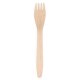 PAPSTAR Holz-Gabeln "pure", Länge: 165 mm, 25er