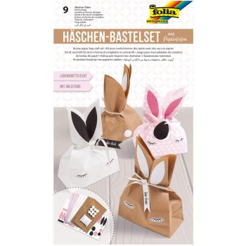 folia Papiertüten-Set "Häschen"