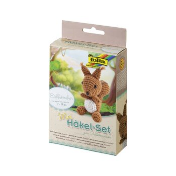 folia Mini-Häkelset "Eichhörnchen"