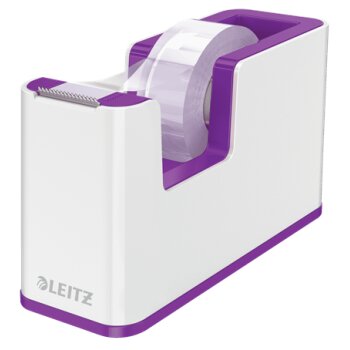 LEITZ Tischabroller WOW Duo Colour, bestückt, violett