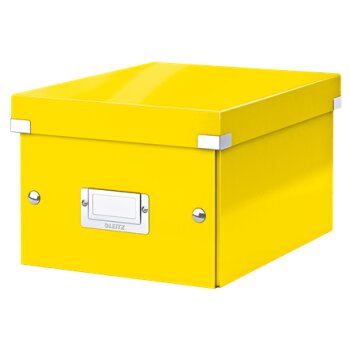 LEITZ Ablagebox Click & Store WOW, DIN A5, gelb