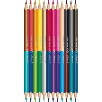 Maped Dreikant-Buntstift COLORPEPS DUO, 12er Kartonetui