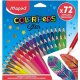 Maped Dreikant-Buntstift COLORPEPS Star, 72er Kartonetui