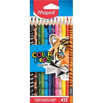 Maped Dreikant-Buntstift COLORPEPS Animals, 12er Kartonetui