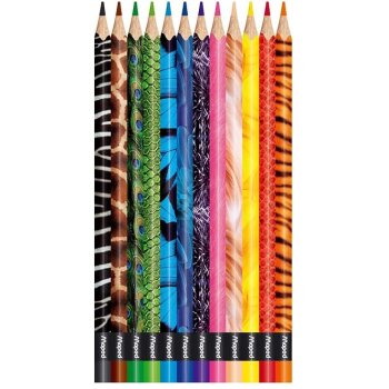 Maped Dreikant-Buntstift COLORPEPS Animals, 12er Kartonetui