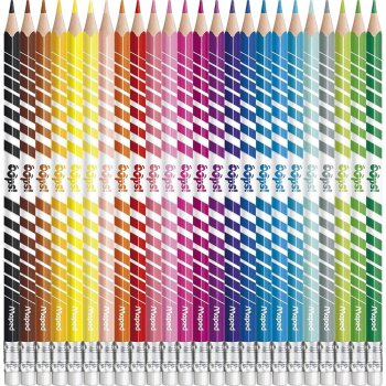 Maped Dreikant-Buntstift COLOR-PEPS, radierbar, 24er Etui
