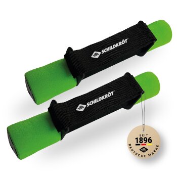 SCHILDKRÖT Soft-Hanteln, 0,5 kg Set, schwarz/grün