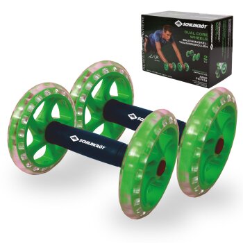 SCHILDKRÖT Dual Core Wheels, schwarz / grün
