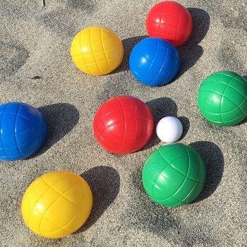 SCHILDKRÖT Fun Boccia Set, Kunststoff, farbig
