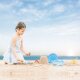 SCHILDKRÖT 7in1 Sand-Spielzeug Falteimer Set, rot