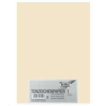 folia Tonpapier, DIN A4, 130 g/qm, beige