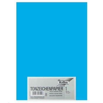 folia Tonpapier, DIN A4, 130 g/qm, pazifik