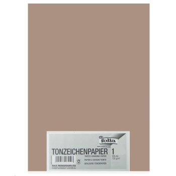 folia Tonpapier, DIN A4, 130 g/qm, cappuccino