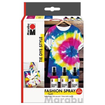 Marabu Fashion Spray Set „Tie Dye Style“