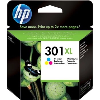HP 301 XL farebná atramentová kazeta (CH564EE)