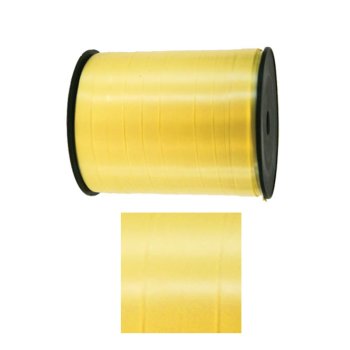 PRÄSENT Geschenkband Ringelband America 5mm x 500m gelb