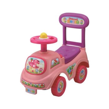 ToyToyToy Babyrutschfahrzeug mit Hupe pink