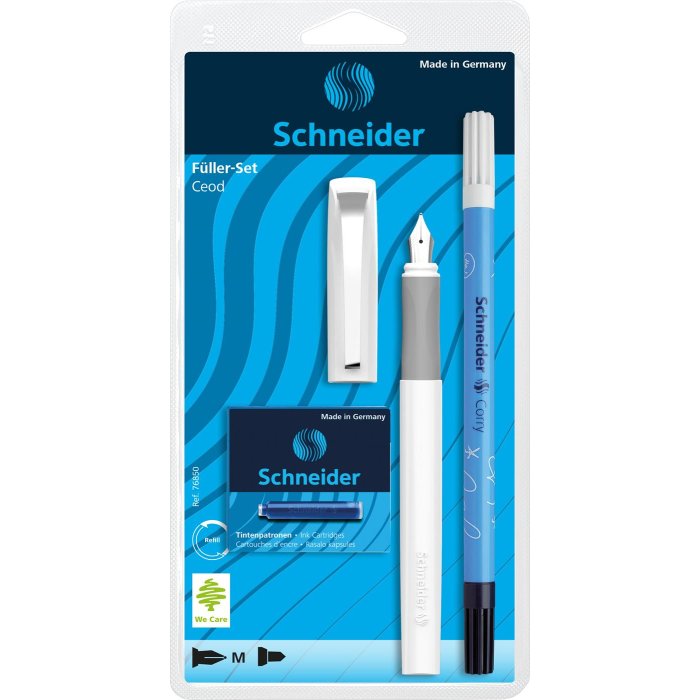 Schneider Ceod Classic Füllhalter-Set 3-teilig weiss