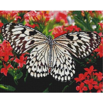 Diamond Mosaic, Bild, 40 x 50 cm Schmetterling