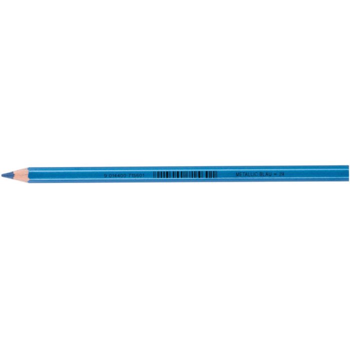 JOLLY Buntstift Supersticks Classic Einzelstift Metallic Blau = 214