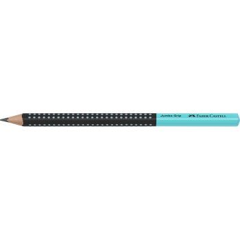 FABER-CASTELL Bleistift Jumbo GRIP TWO TONE, türkis