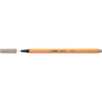 Fineliner - STABILO point 88 - Einzelstift - warmgrau 88/93
