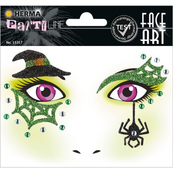 HERMA Face Art Sticker Gesichter "Hexe"