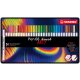 Premium-Filzstift mit Pinselspitze für variable Strichstärken - STABILO Pen 68 brush -  ARTY - 30er Metalletui - mit 30 verschiedenen Farben