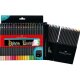 FABER-CASTELL Dreikant-Buntstifte Black Edition, 50er Etui